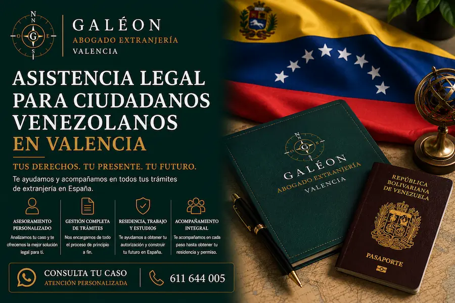 abogado extranjería venezolanos en valencia